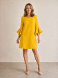 Hilaria – Women's Statement Bell Sleeve Mini Dress