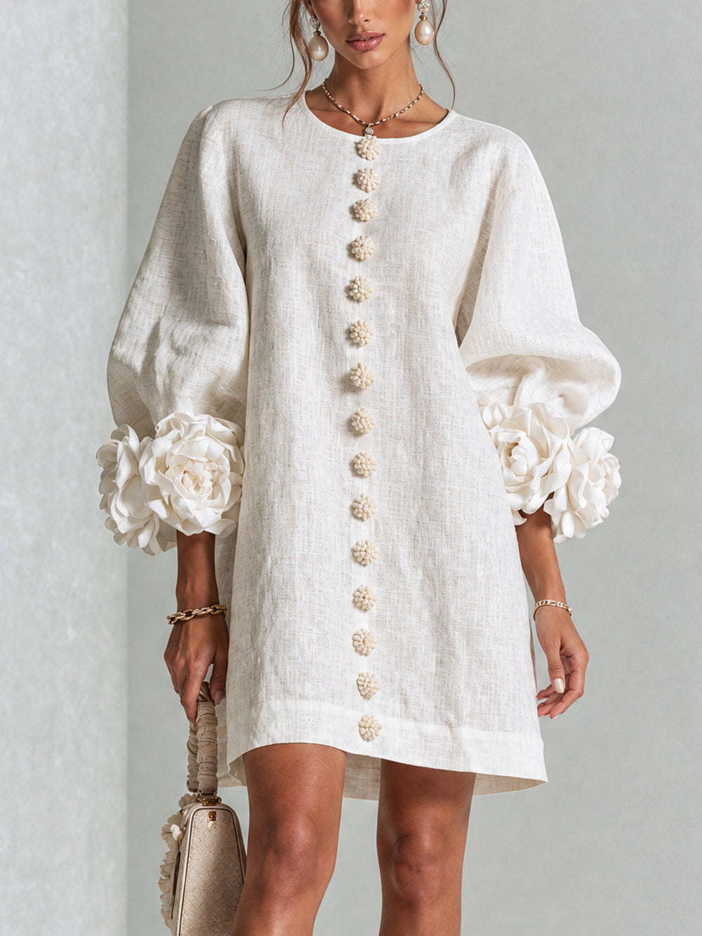 Rosalie | Button-Down Mini Dress