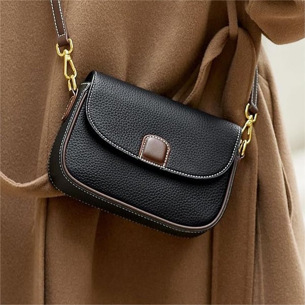 Lunettea - Elegant PU Leather Shoulder Bag for Women