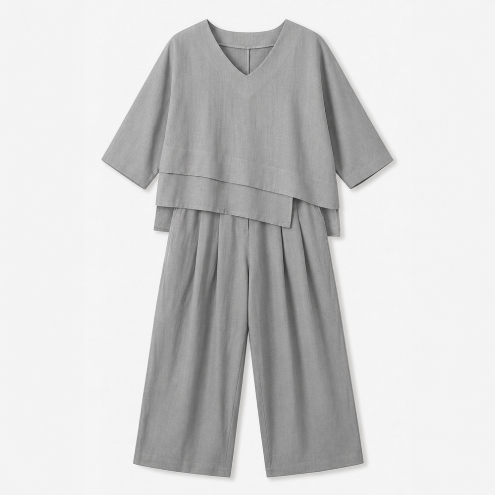 Lunavia – Women's Asymmetric Two-Piece Set