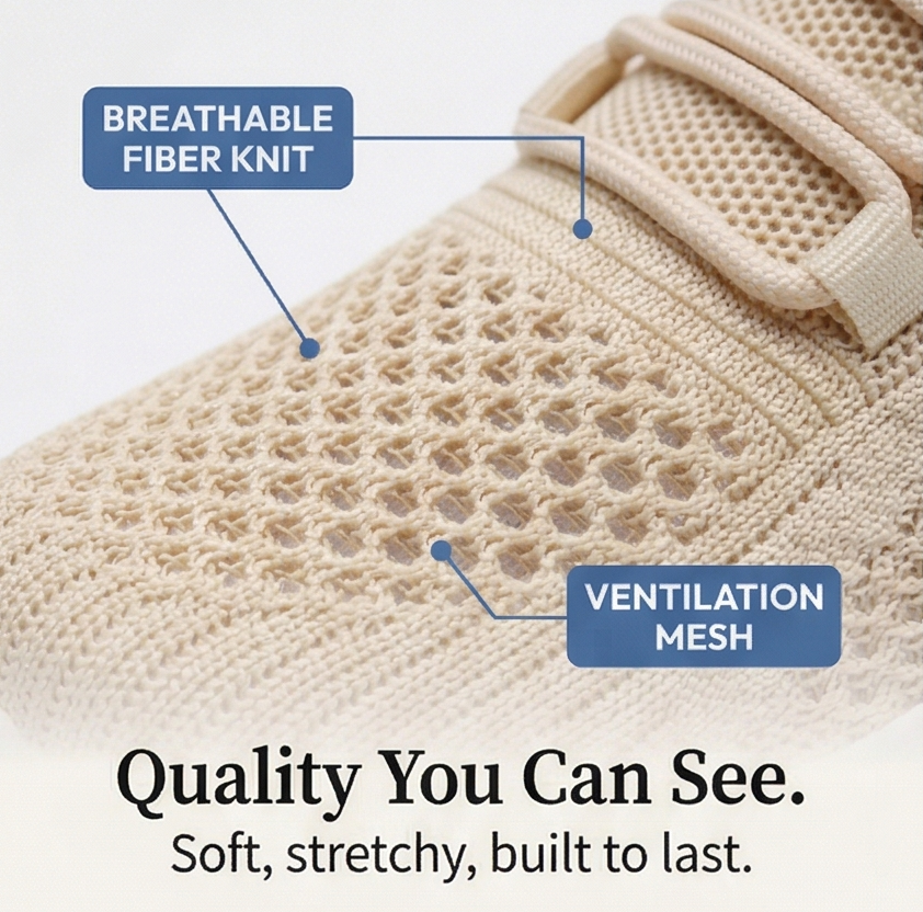 Aerloom – Women's Breathable Knit Sneakers for All Day Comfort
