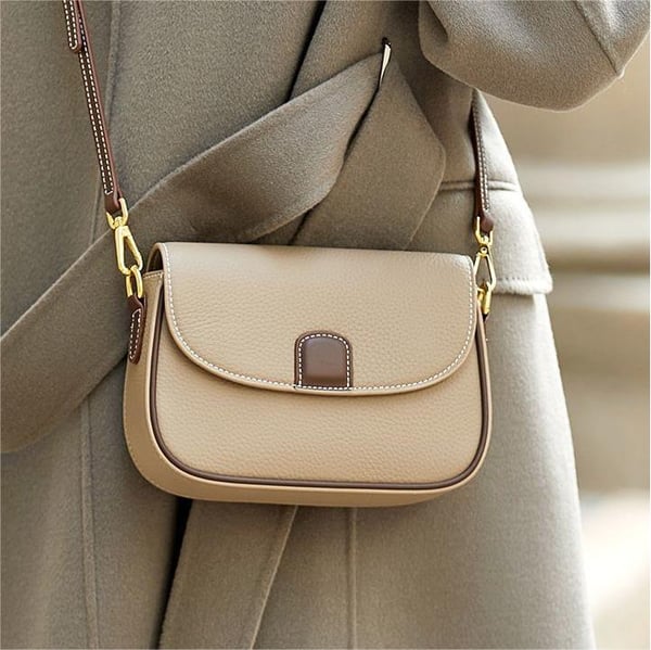 Lunettea - Elegant PU Leather Shoulder Bag for Women