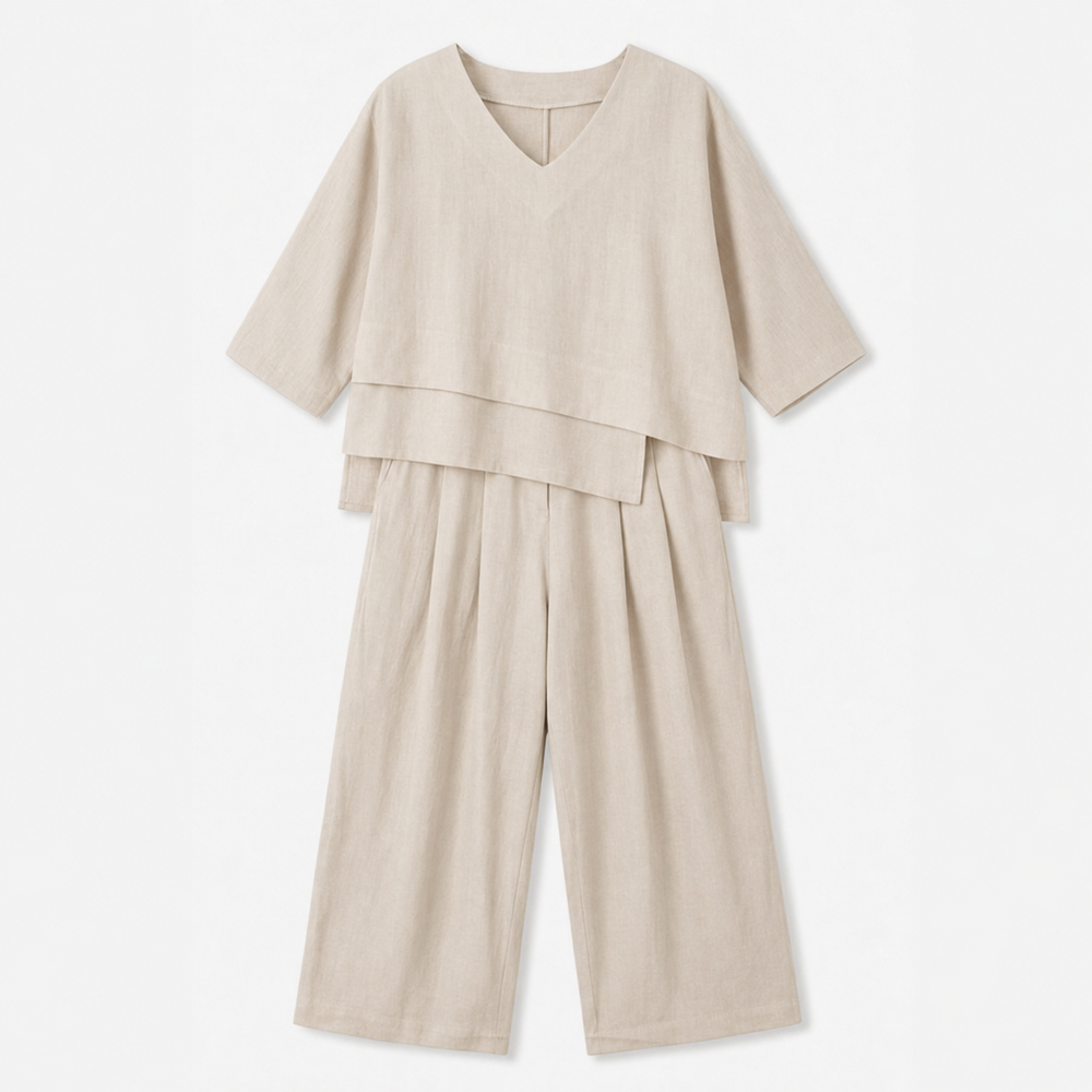 Lunavia – Women's Asymmetric Two-Piece Set