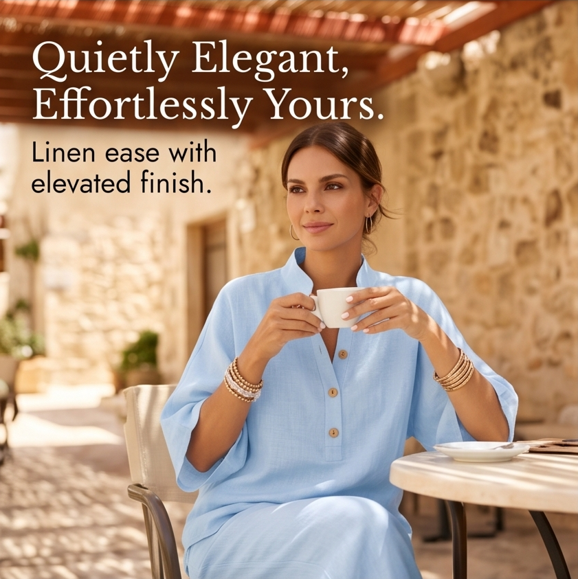 Marelle – Breezy Linen Two-Piece Set for Warm Days