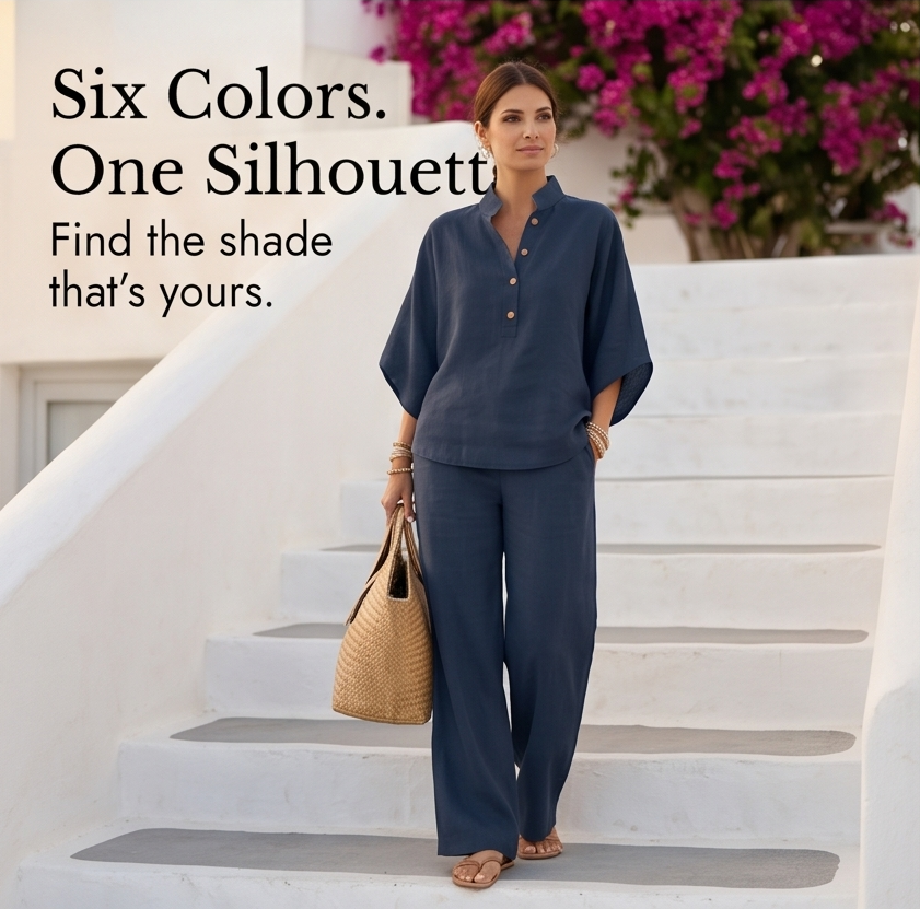 Marelle – Breezy Linen Two-Piece Set for Warm Days