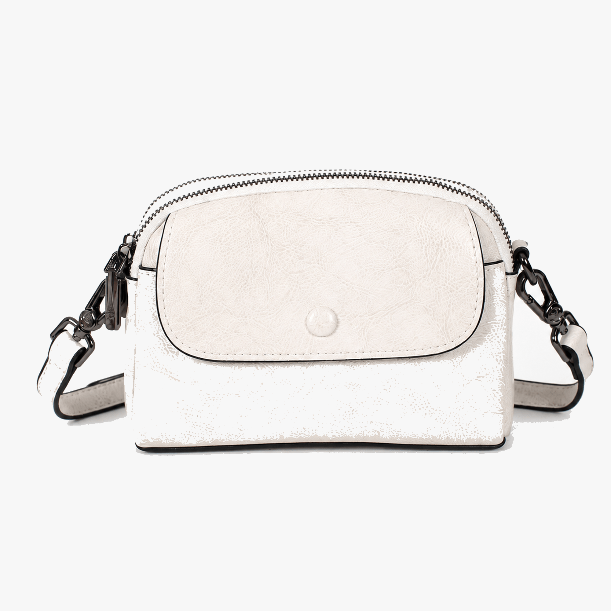 Bellana – Glossy Genuine Leather Shoulder Bag for Women