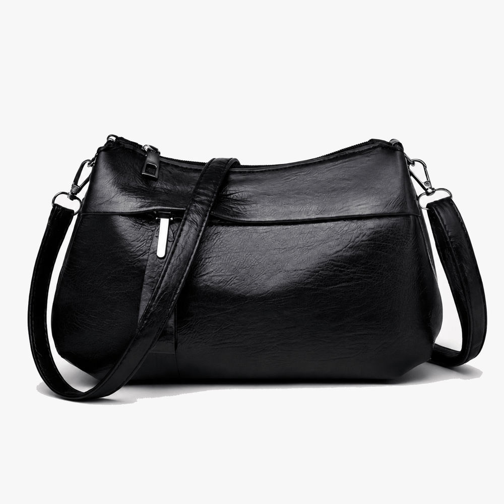 Carria - Soft Leather Crossbody With 3 Compartments