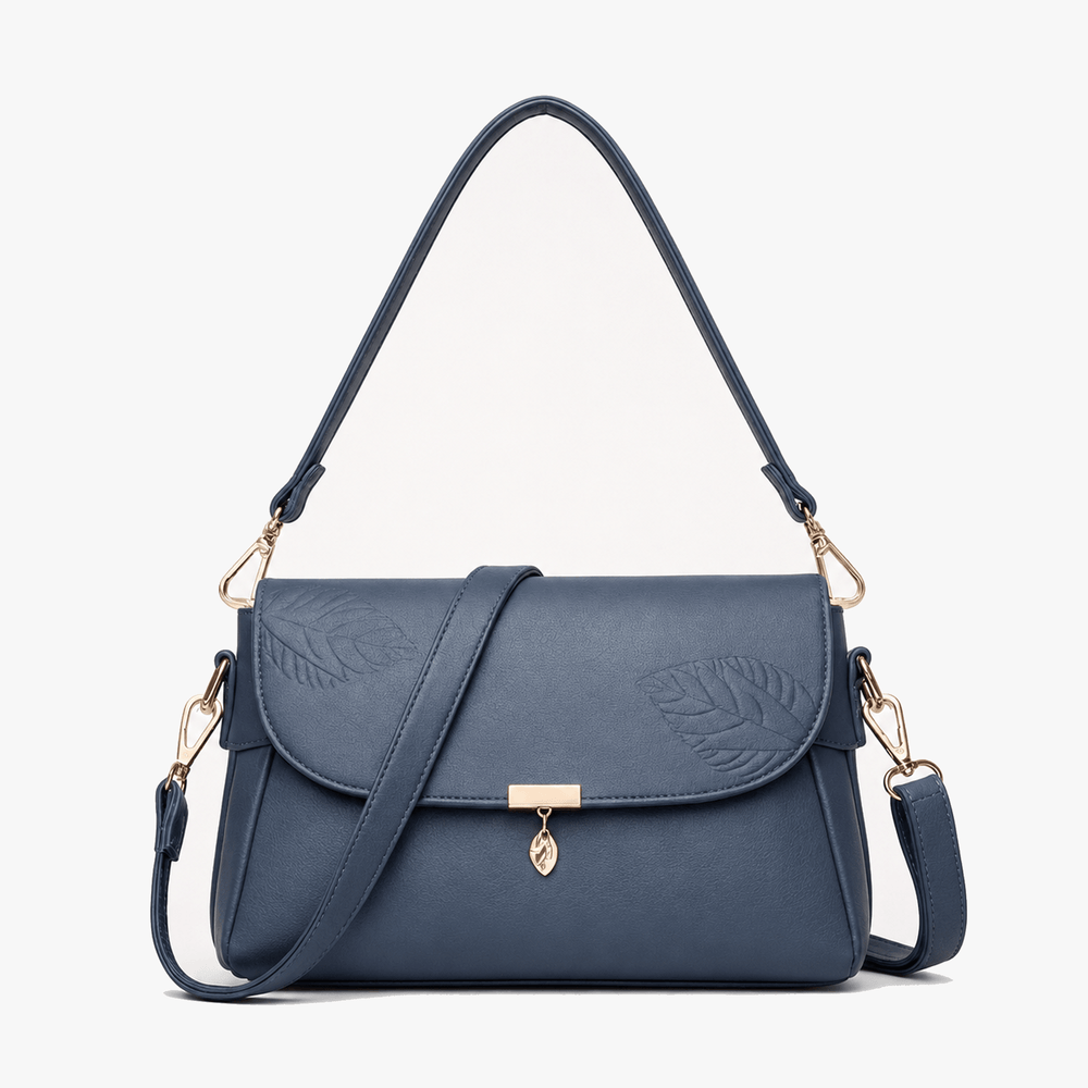 Leafara - Elegant Crossbody Bag with Leaf Detail