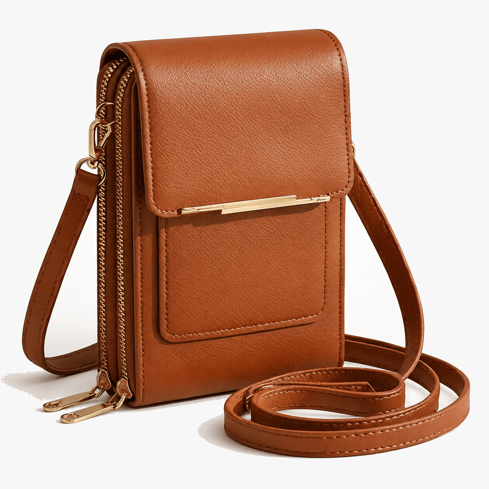 Carrara - Touch through crossbody phone purse
