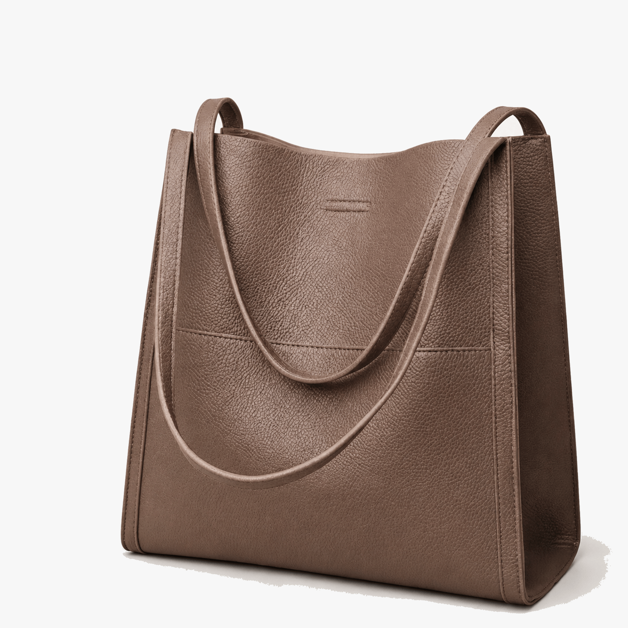 Solenne – Soft Leather Shoulder Tote