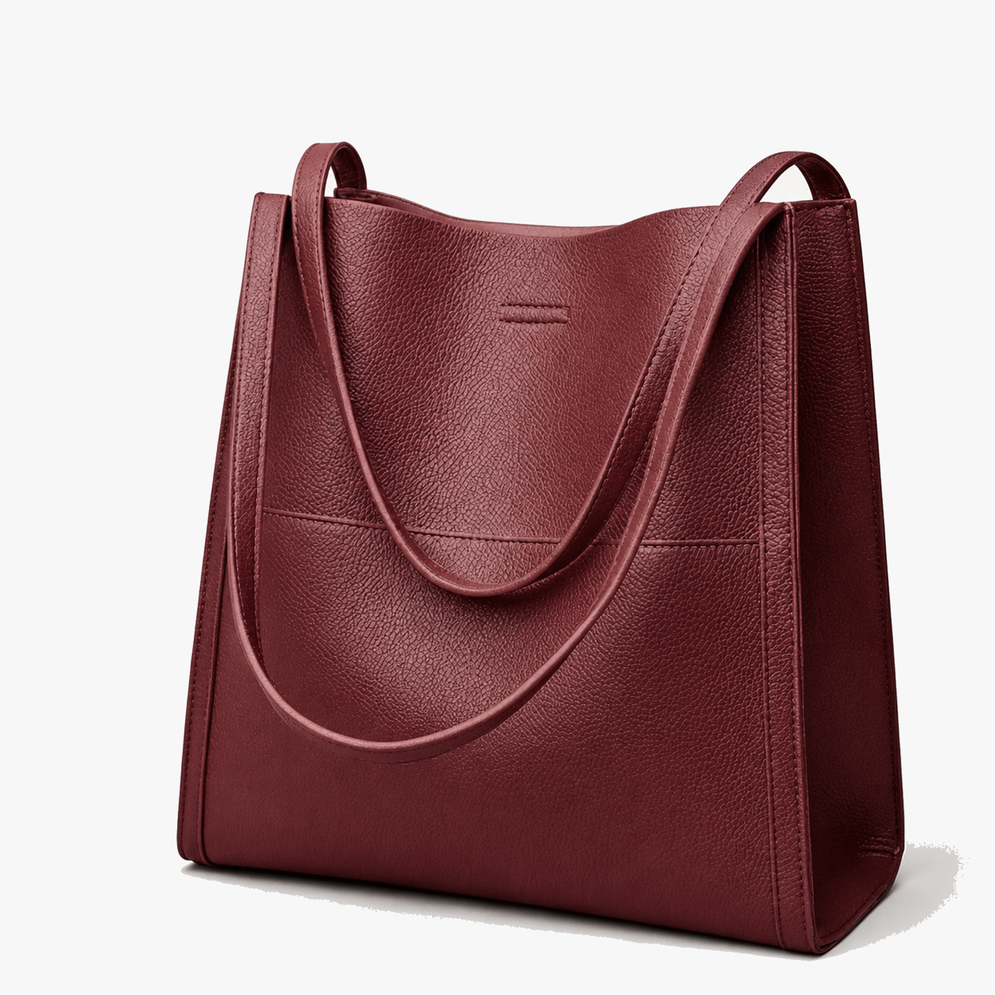 Solenne – Soft Leather Shoulder Tote