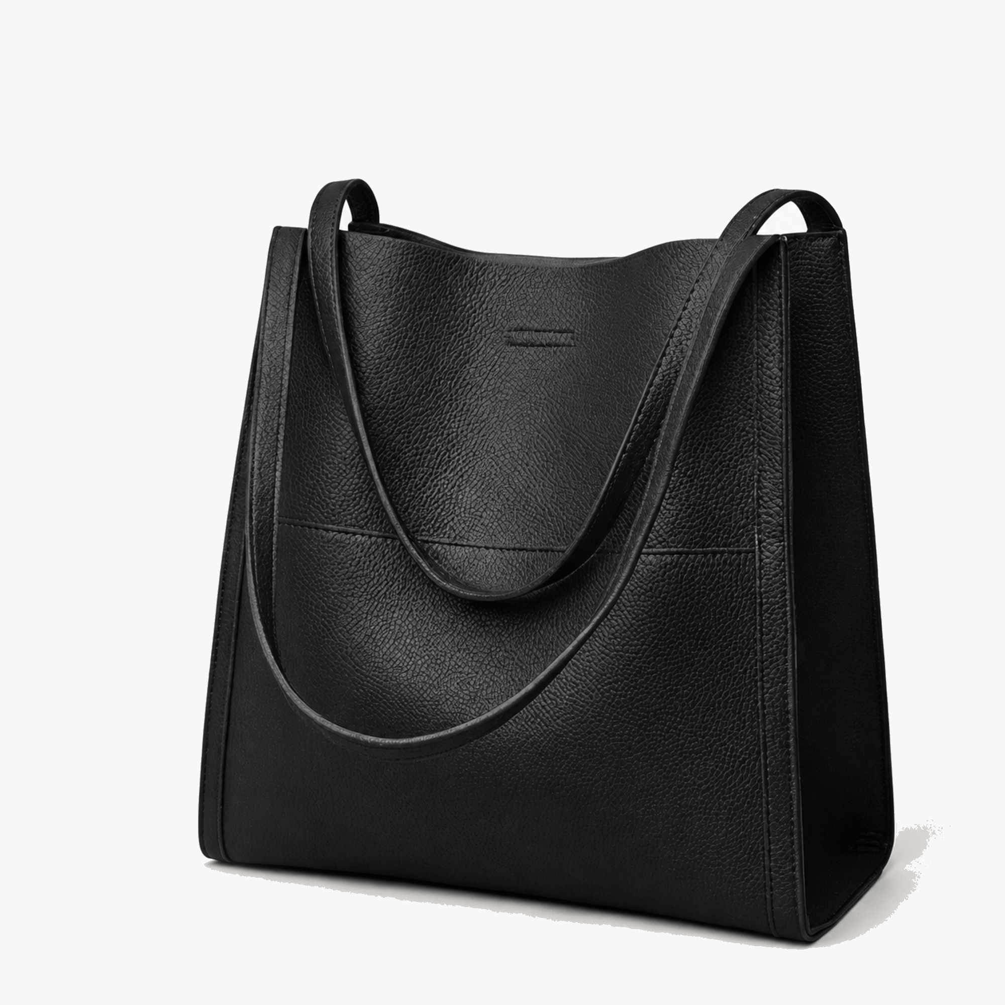 Solenne – Soft Leather Shoulder Tote