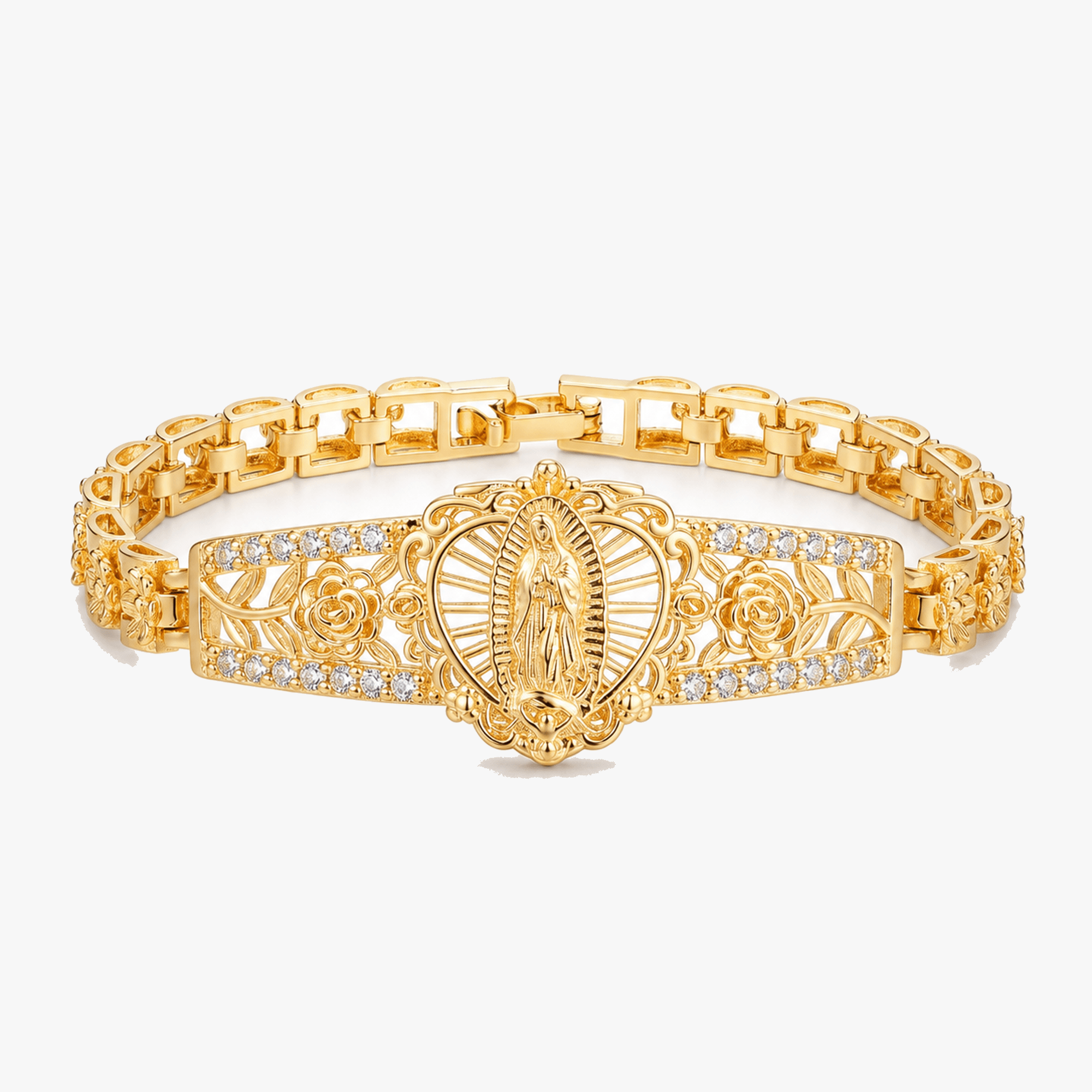Sancta - Virgin Mary Filigree Bracelet
