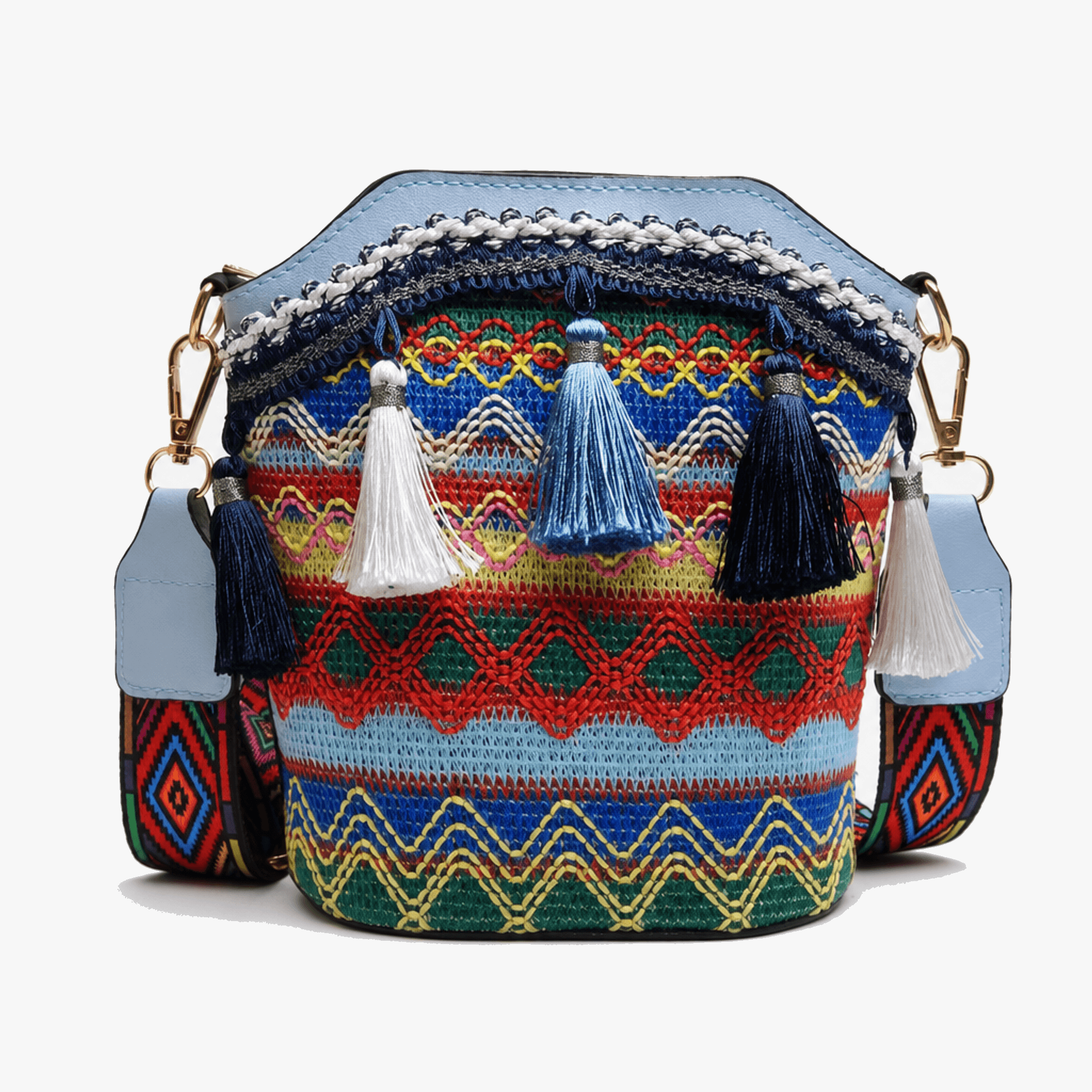 Maravela – Handwoven Tassel Crossbody Bag