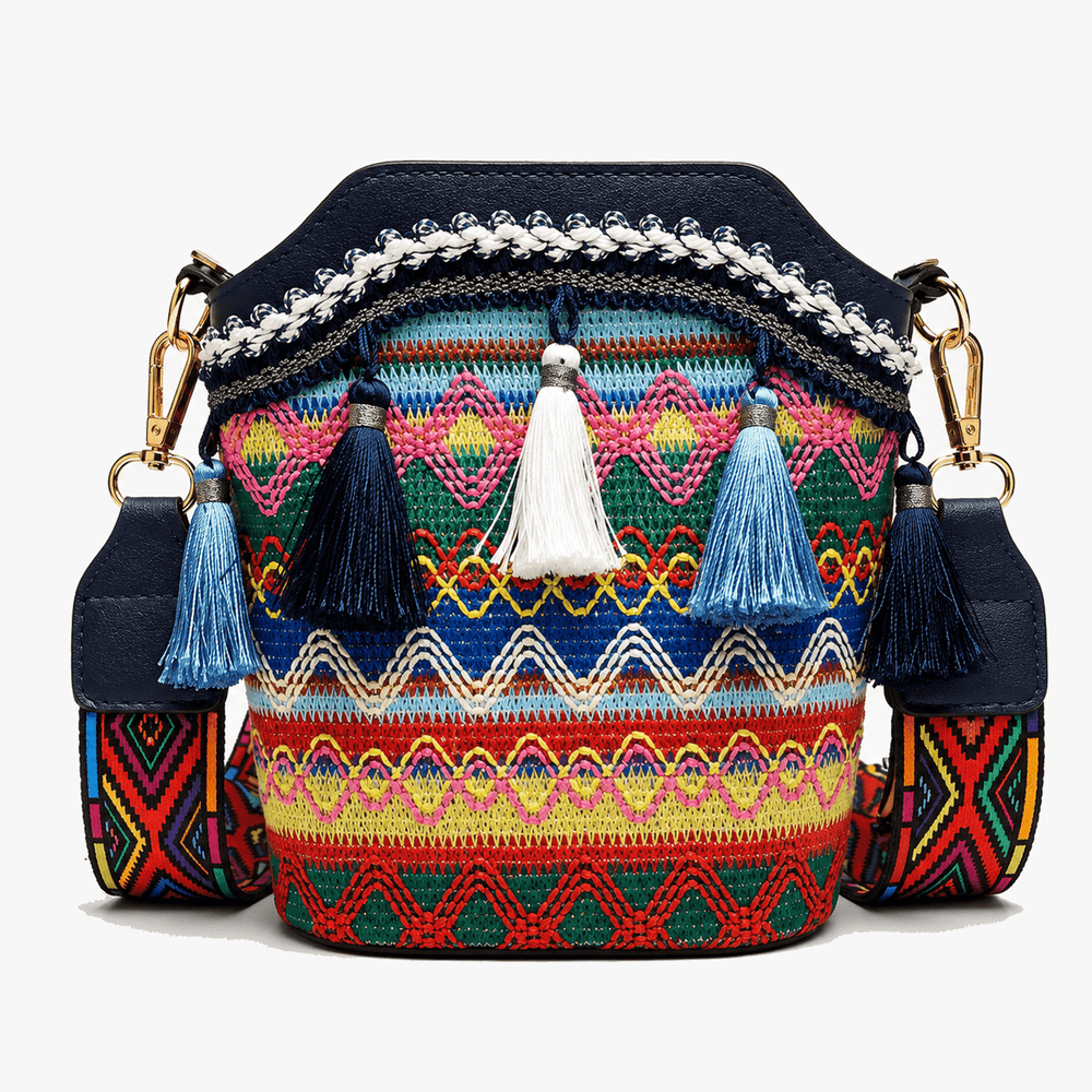Maravela – Handwoven Tassel Crossbody Bag