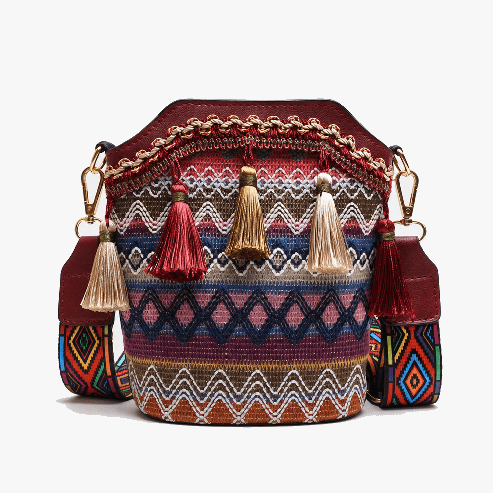 Maravela – Handwoven Tassel Crossbody Bag