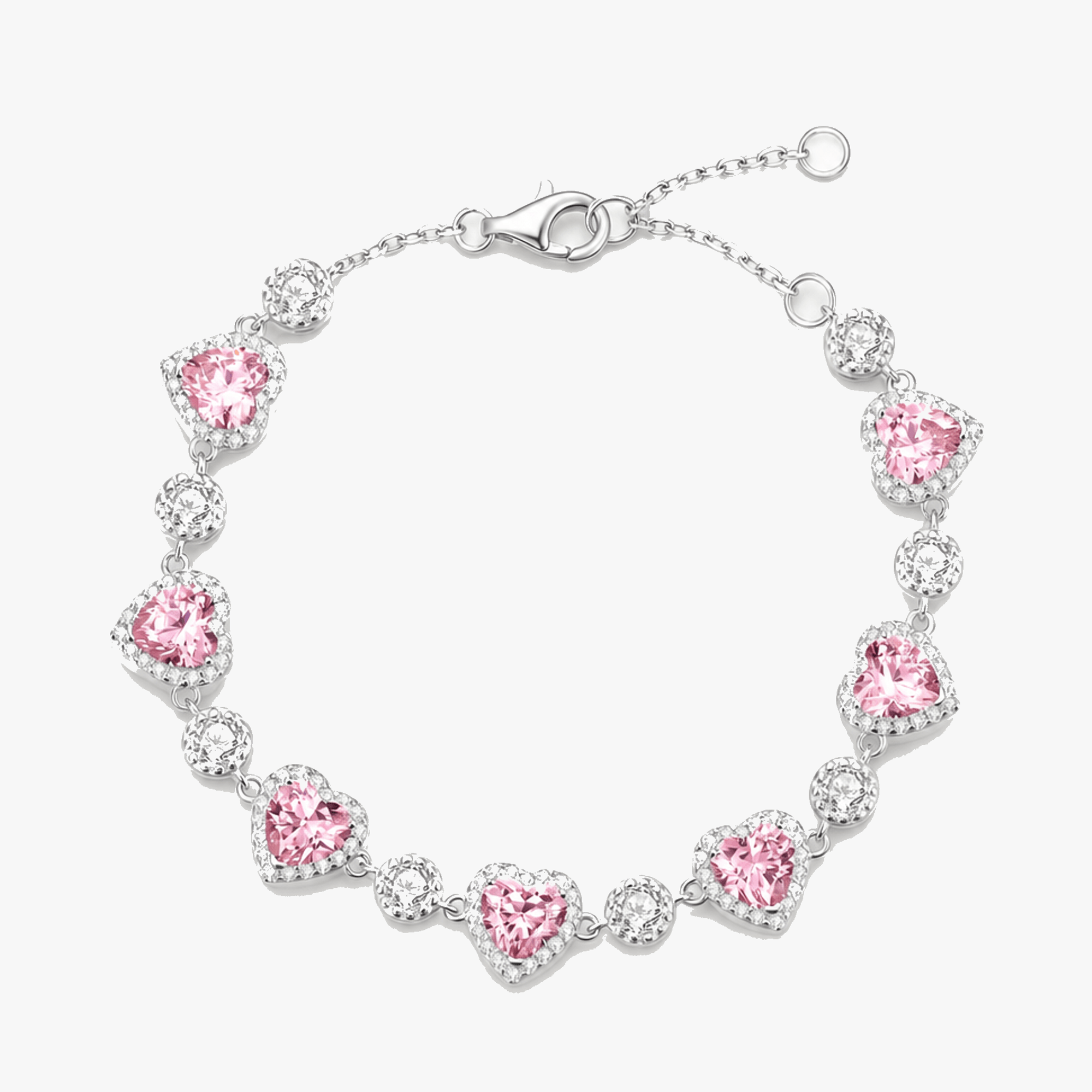 Lunavia – Heart Crystal Halo Bracelet