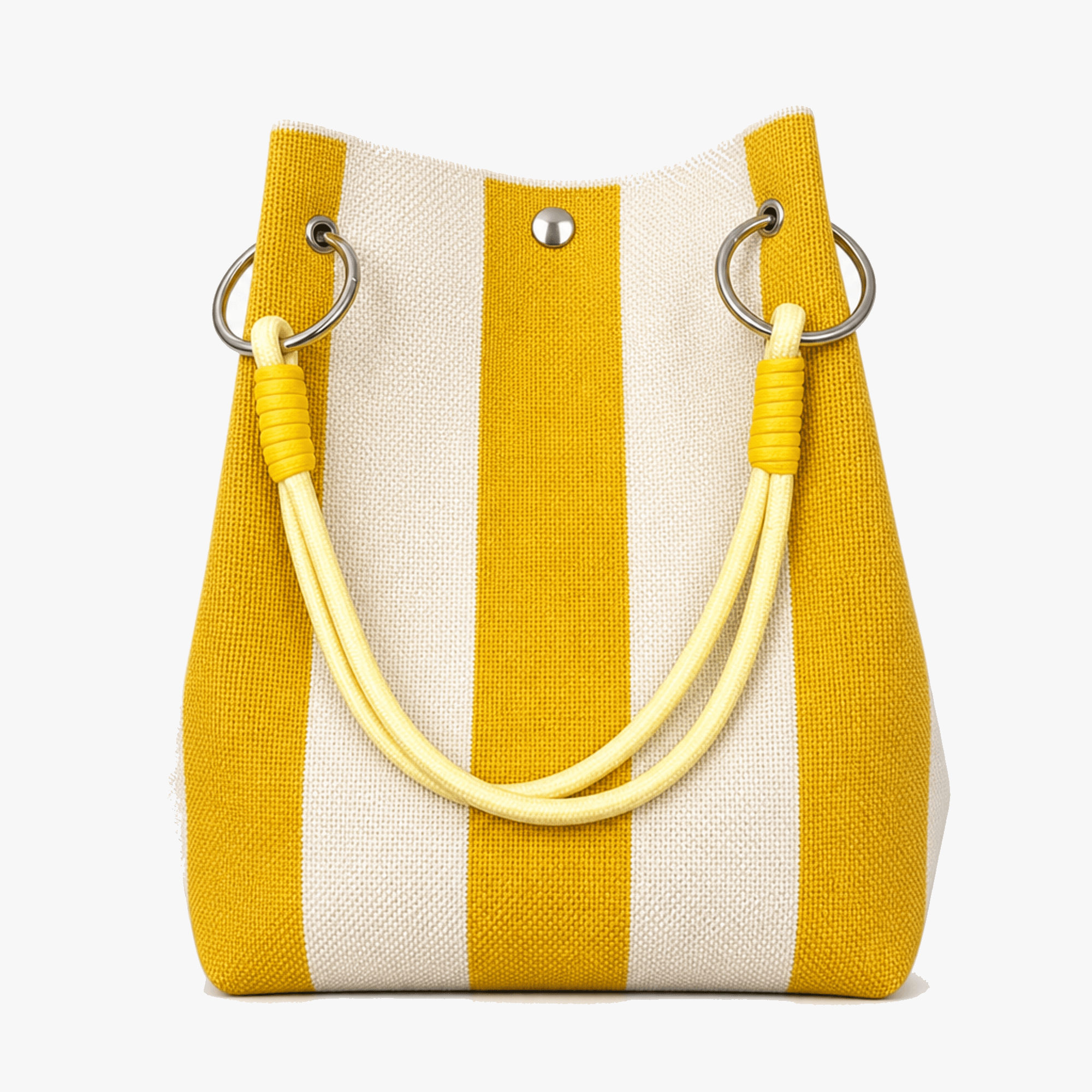 Sundara – Striped Knit Bucket Bag