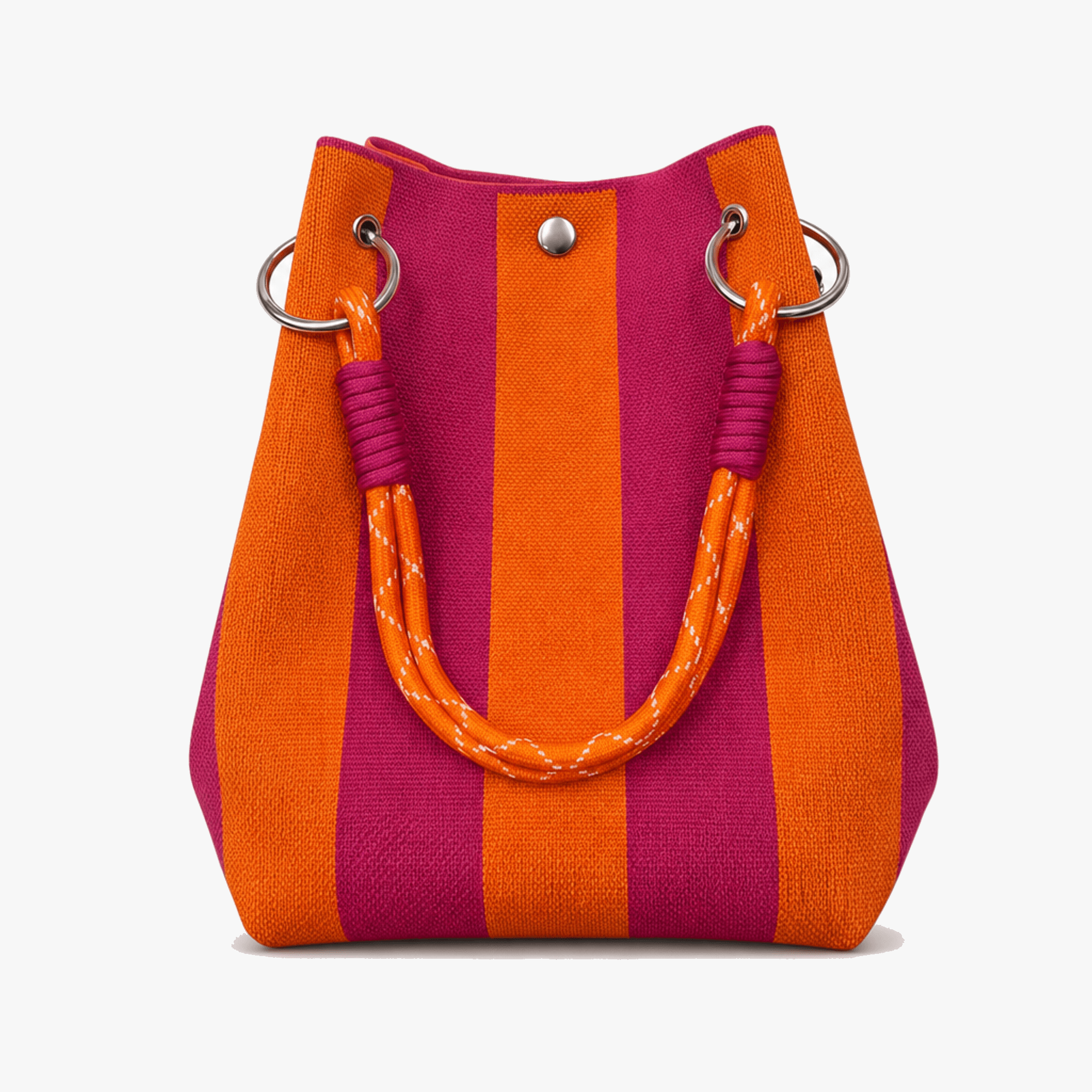 Sundara – Striped Knit Bucket Bag