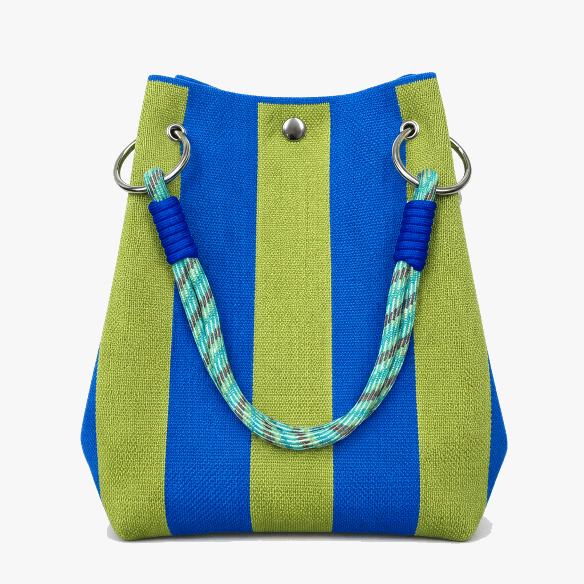 Sundara – Striped Knit Bucket Bag