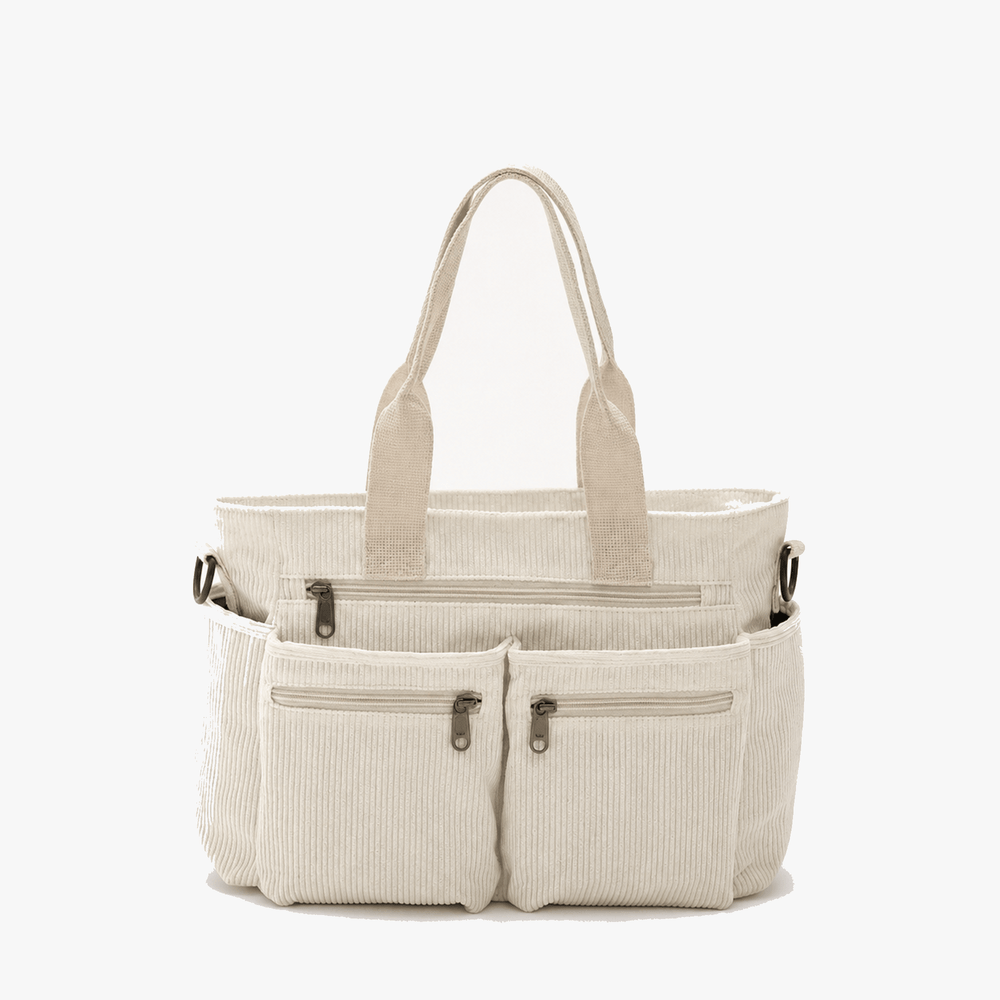 Lunavia – Corduroy Utility Tote with 6 Pockets