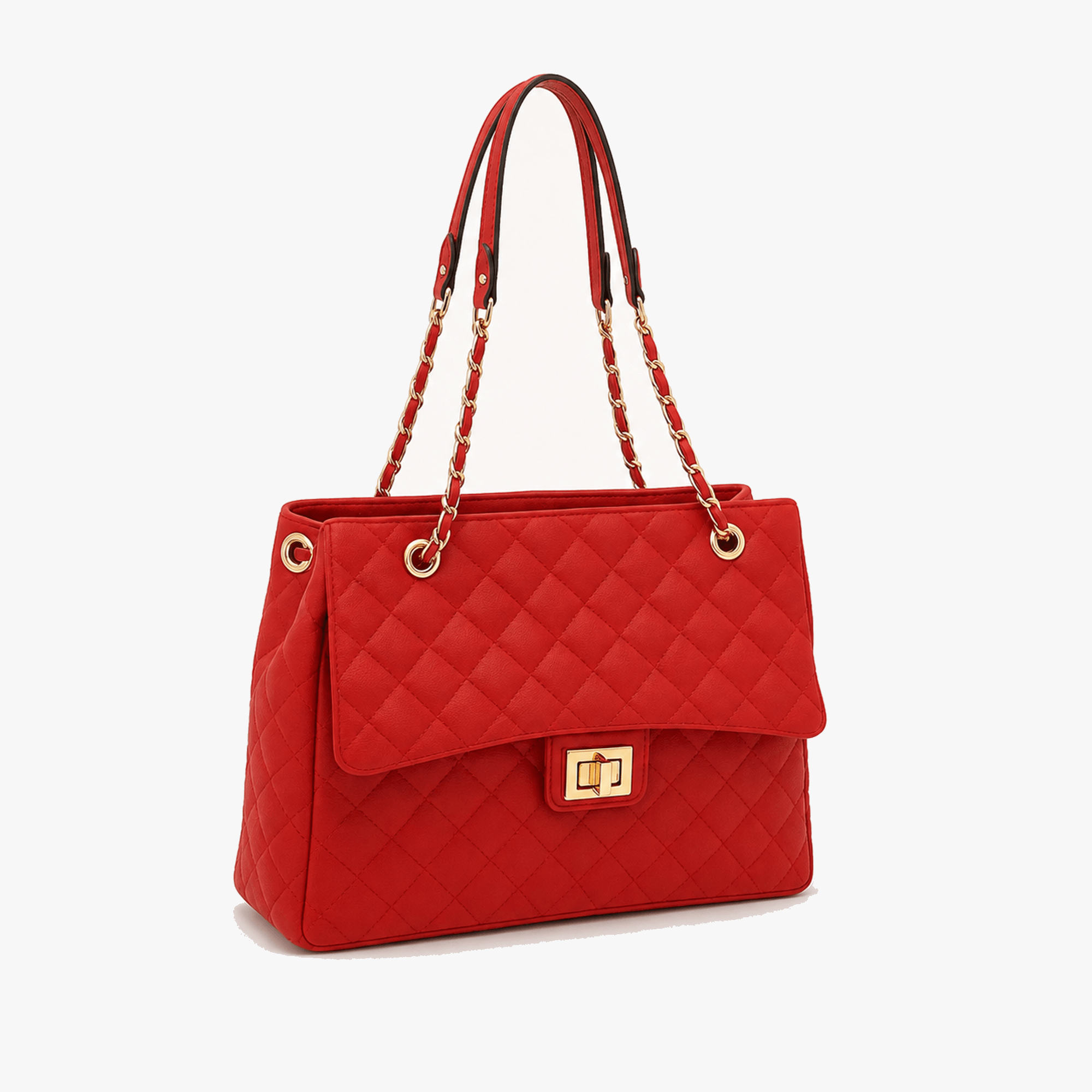 Ellara – Quilted Chain Strap Tote
