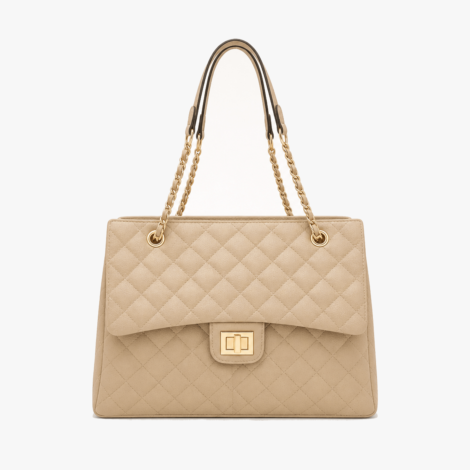 Ellara – Quilted Chain Strap Tote