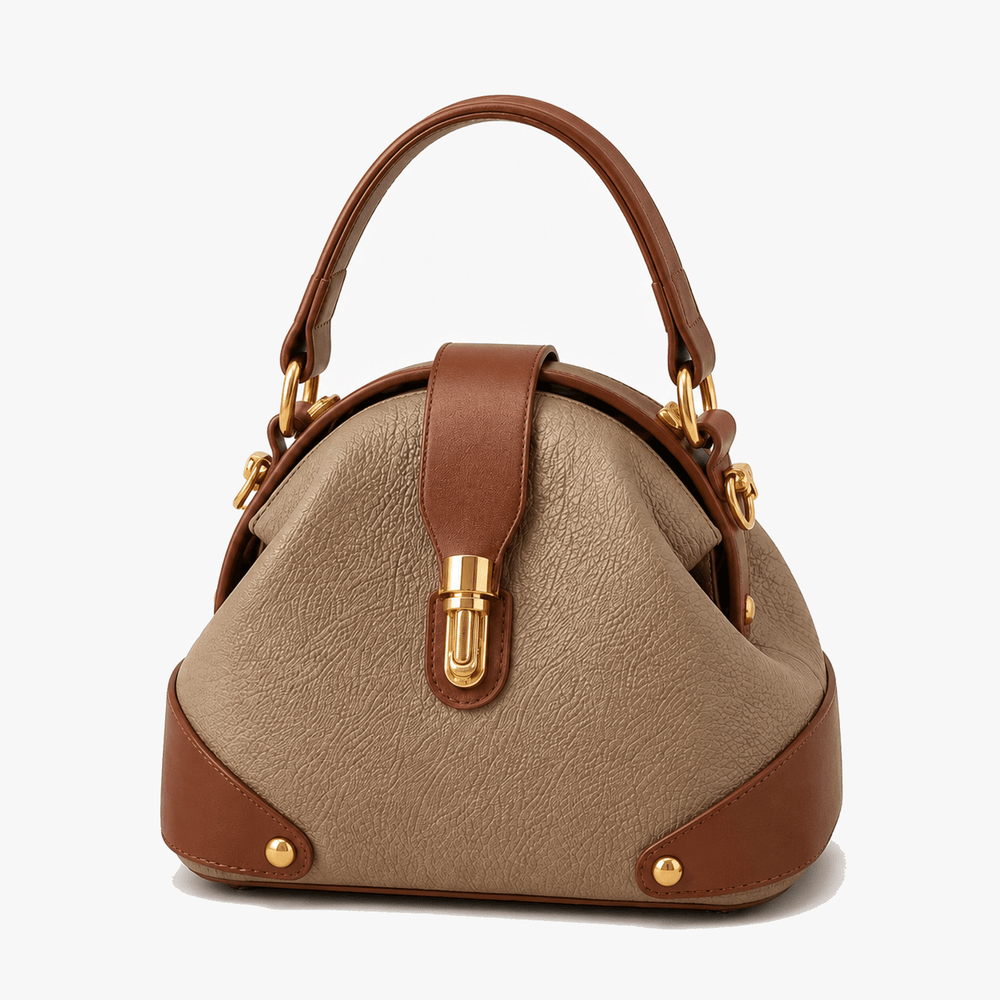 Cola™ – Two-Tone Leather Handbag for Day to Night