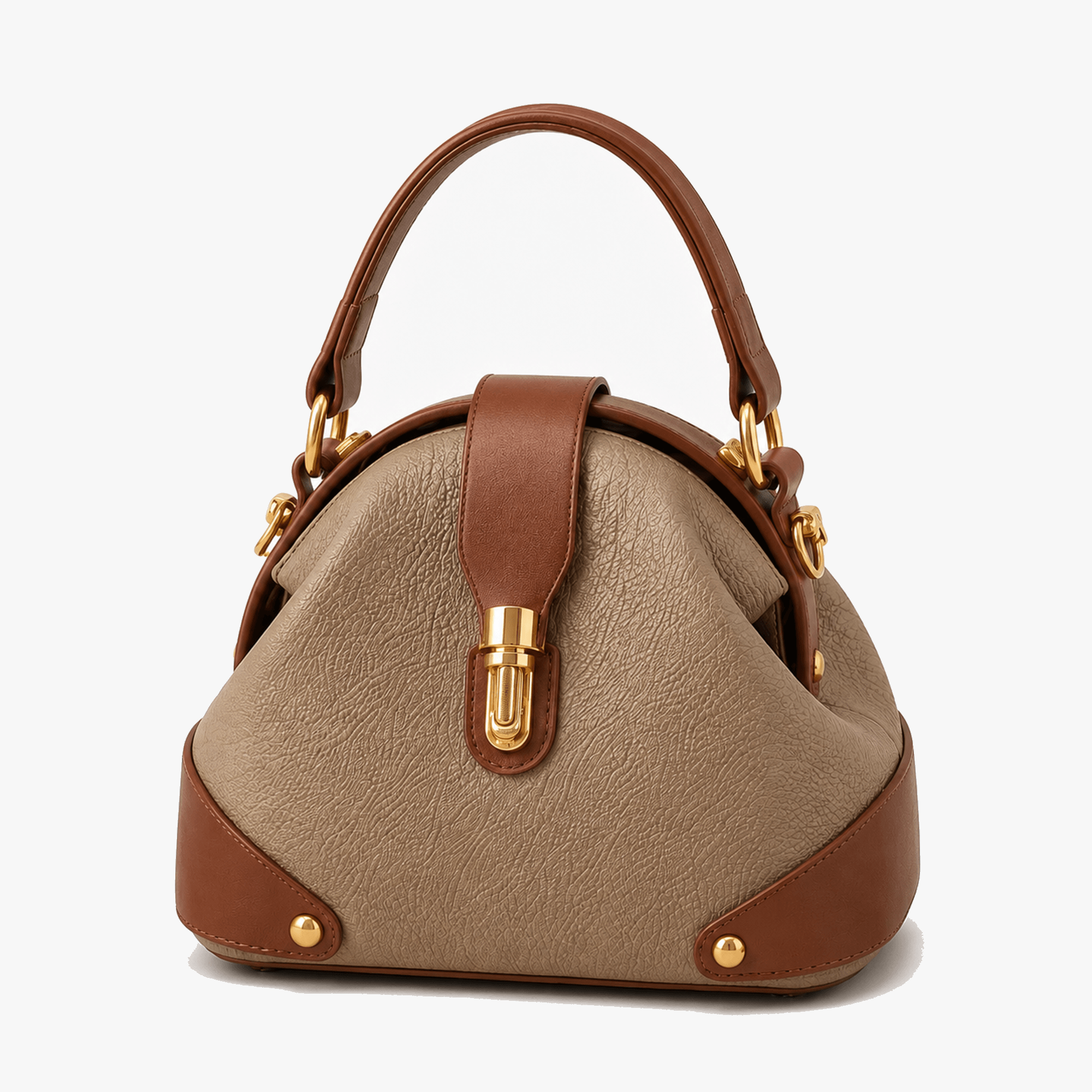 Cola™ – Two-Tone Leather Handbag for Day to Night