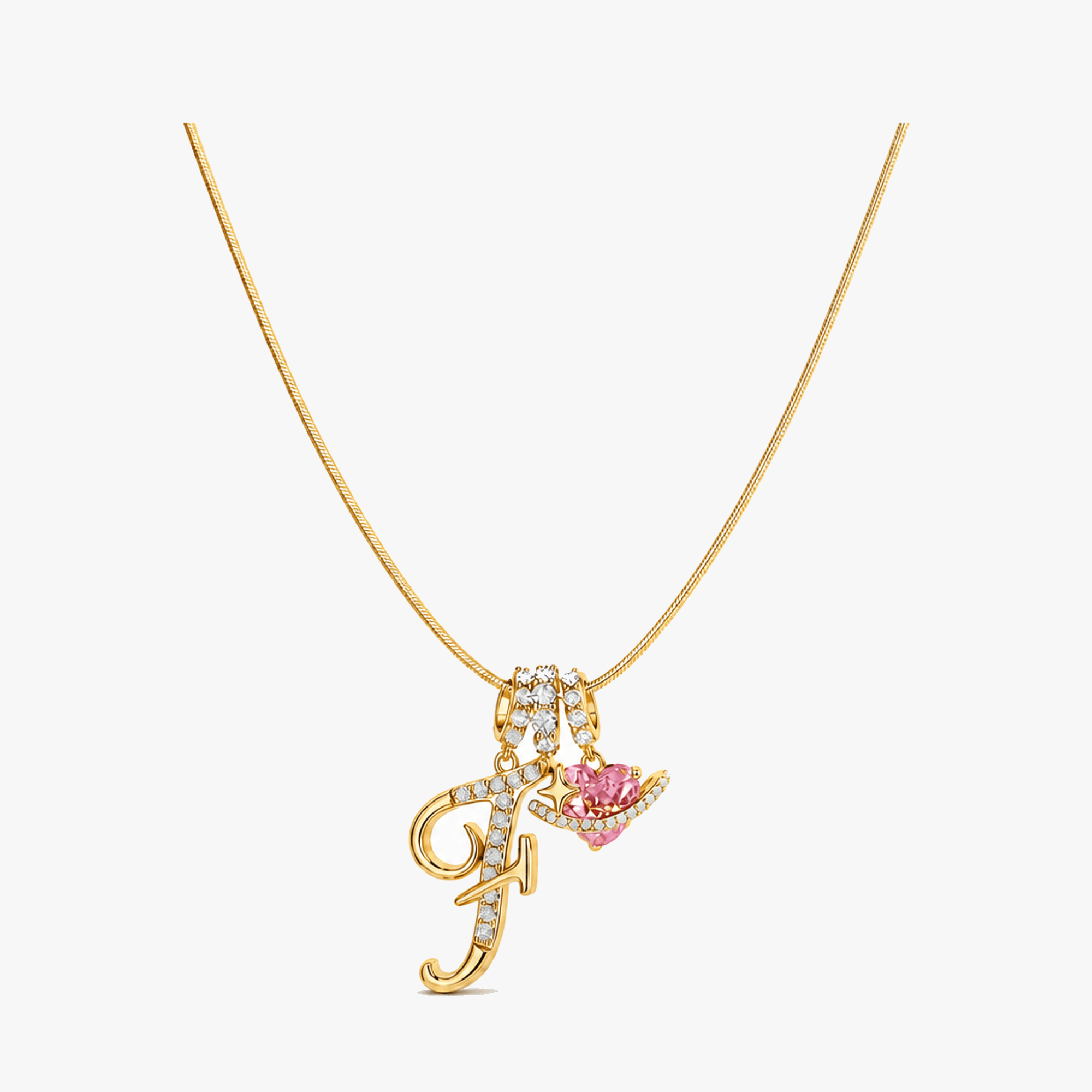 Levara – Personalized Initial Heart Necklace