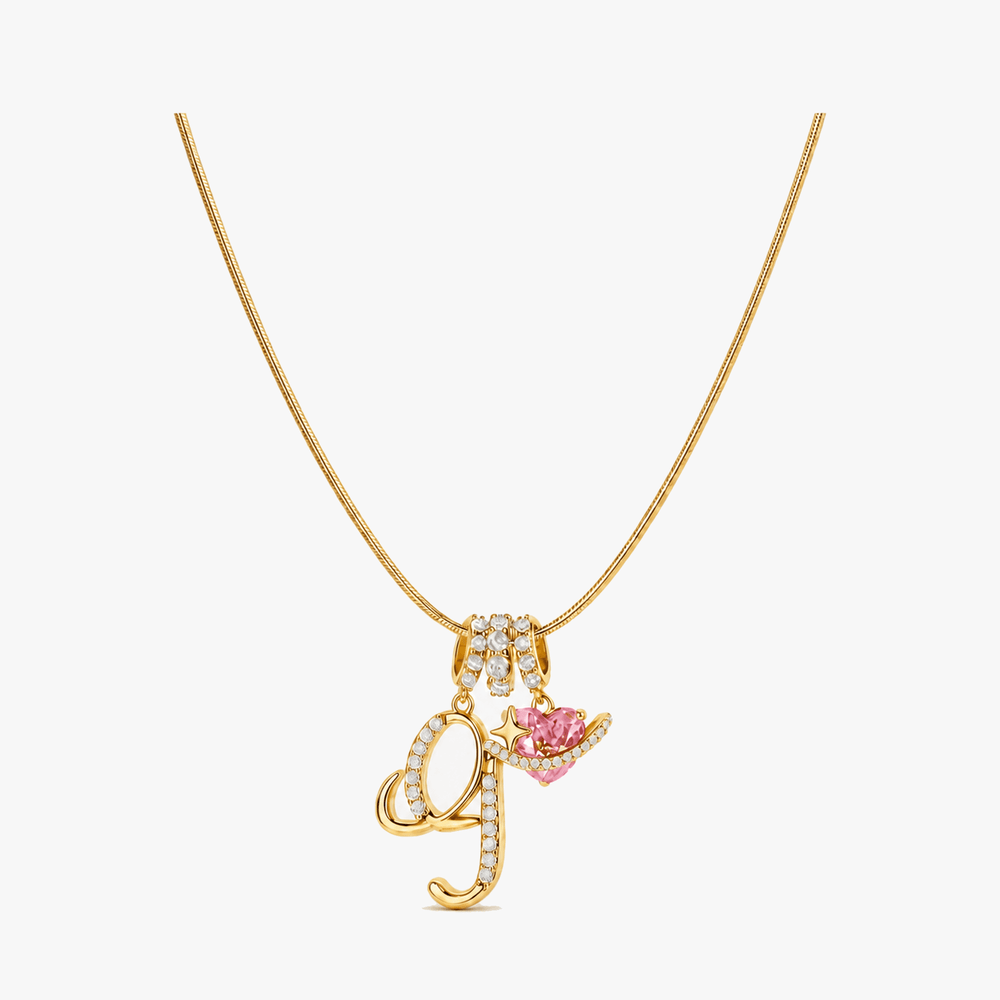 Levara – Personalized Initial Heart Necklace