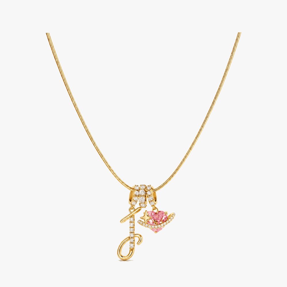 Levara – Personalized Initial Heart Necklace