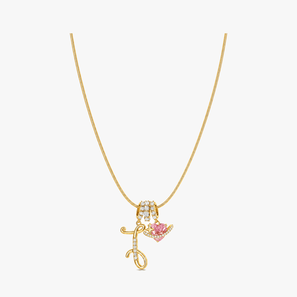 Levara – Personalized Initial Heart Necklace
