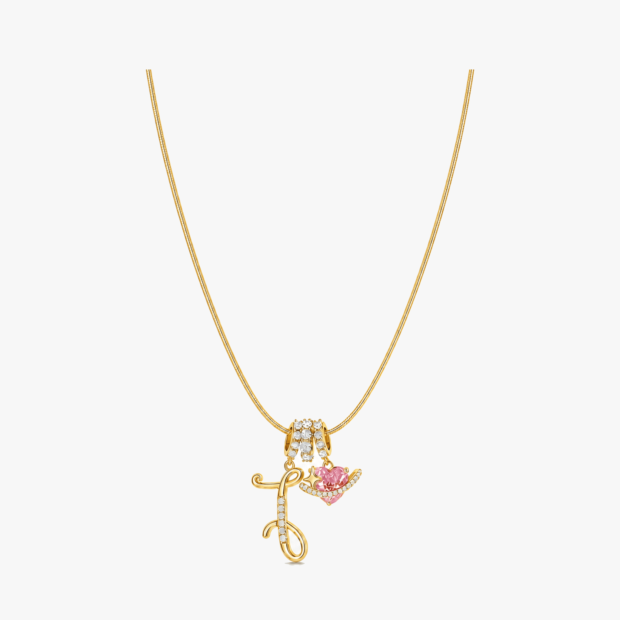 Levara – Personalized Initial Heart Necklace