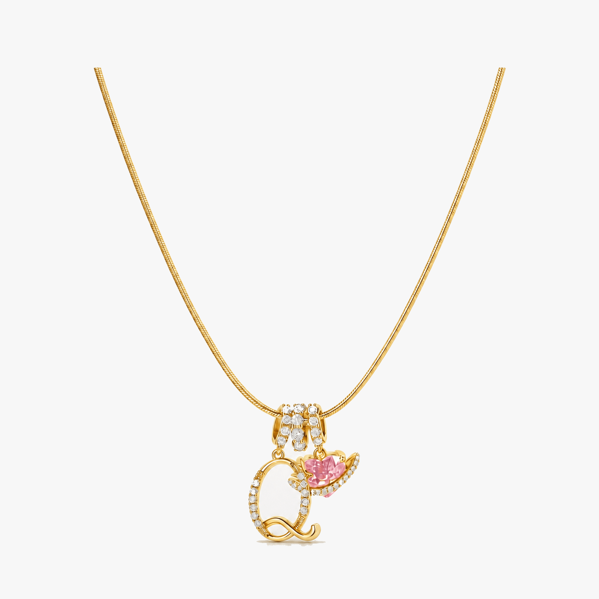Levara – Personalized Initial Heart Necklace