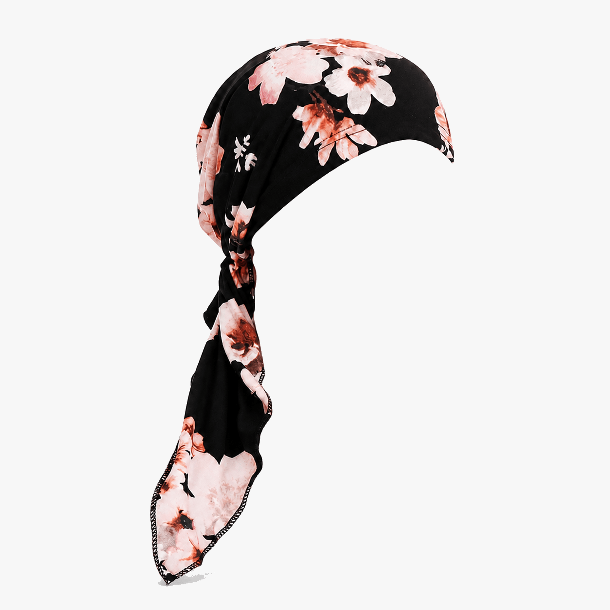 Florenza – Pre-Tied Floral Head Scarf Turban, Soft Elastic, 5 Prints
