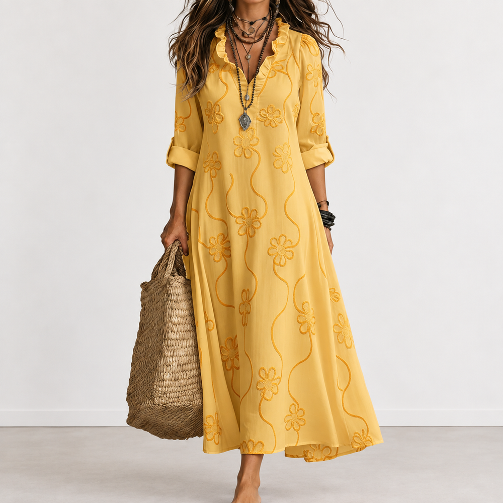 EVELYN | FLORAL MAXI DRESS FOR WOMEN