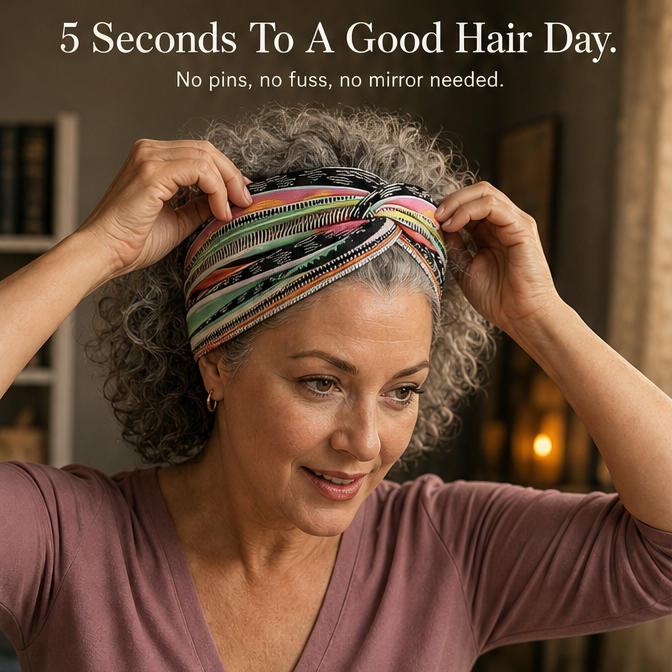 Lirelle – Boho Print Wide Headband