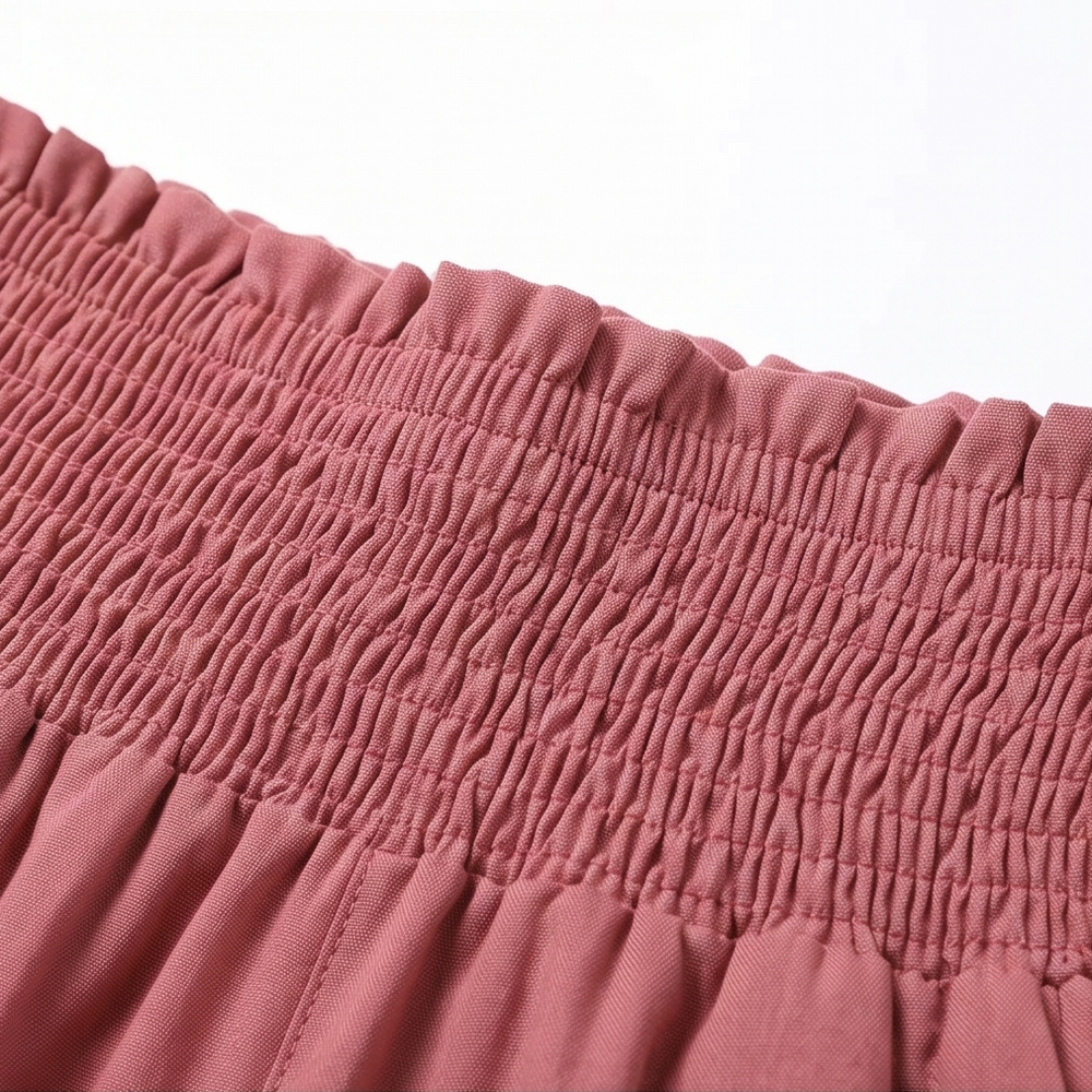 Breesa™ – Smocked High-Waist Summer Pants