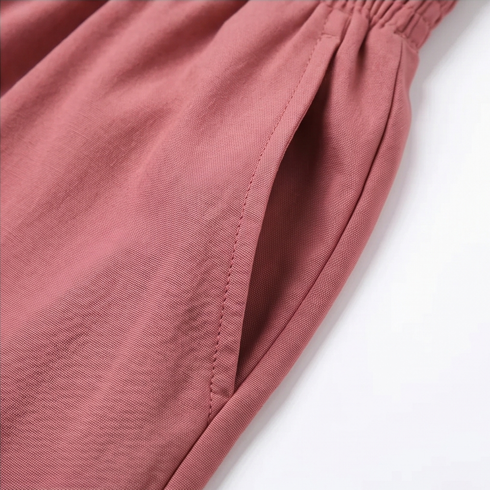 Breesa™ – Smocked High-Waist Summer Pants