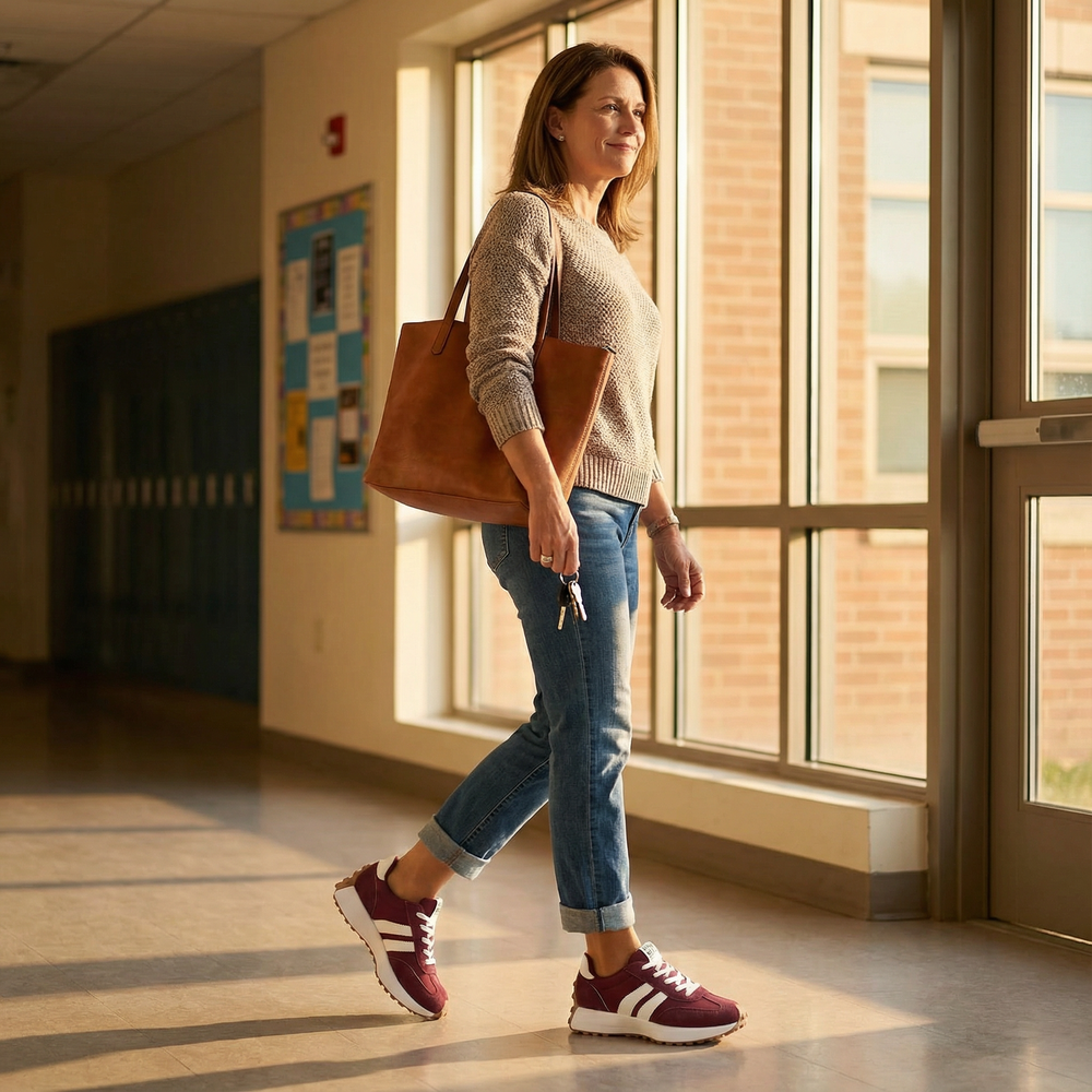 Velora - Retro Suede Sneakers for All Day Comfort
