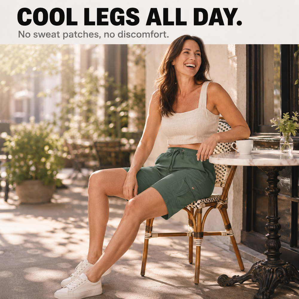 Breezora – Women's Quick-Dry Cargo Shorts