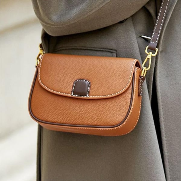 Lunettea - Elegant PU Leather Shoulder Bag for Women