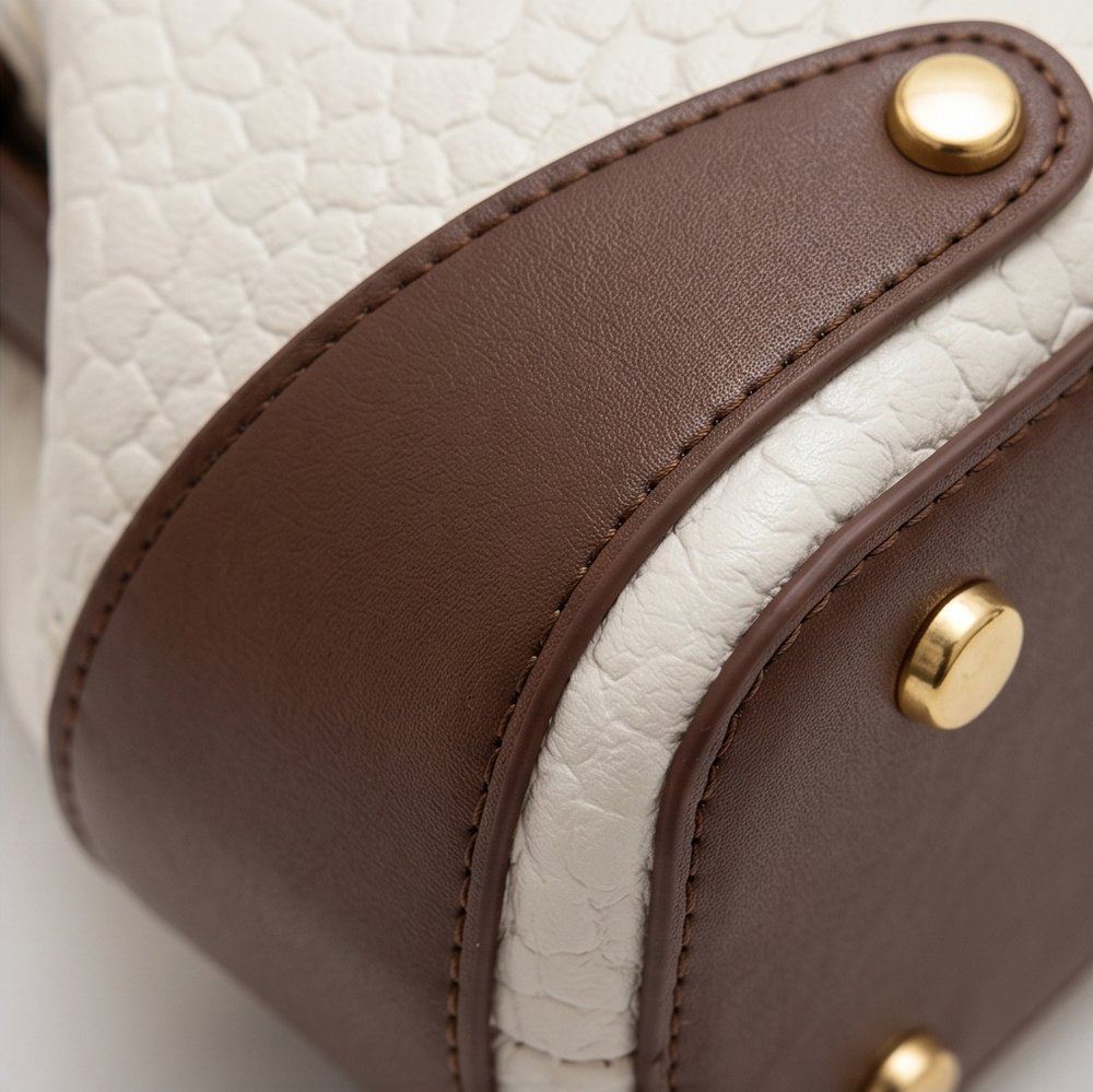 Cola™ – Two-Tone Leather Handbag for Day to Night