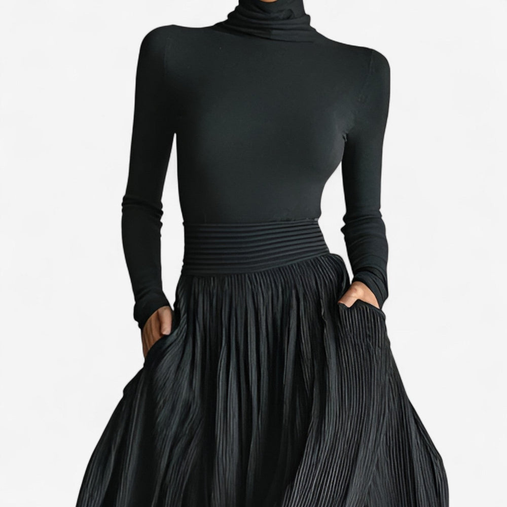 Linara - Women's High Waisted Maxi Skirt