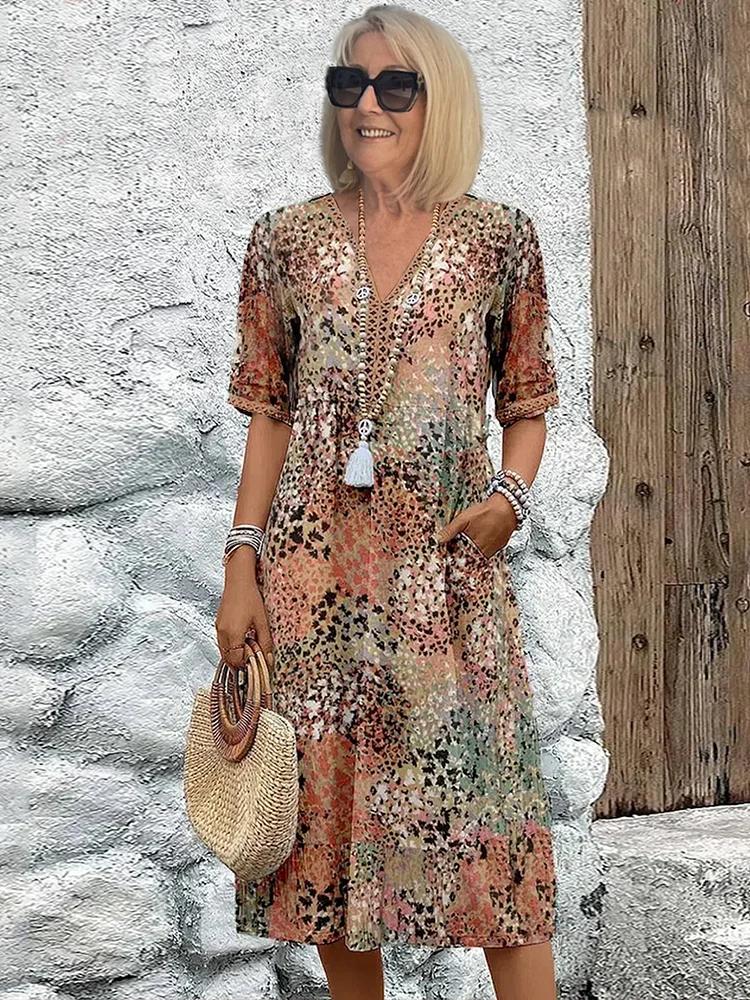 Susan - Chic Midi Dress