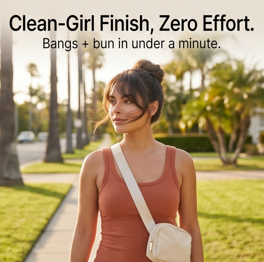 Fringelle – Seamless Clip-In Bangs Topper