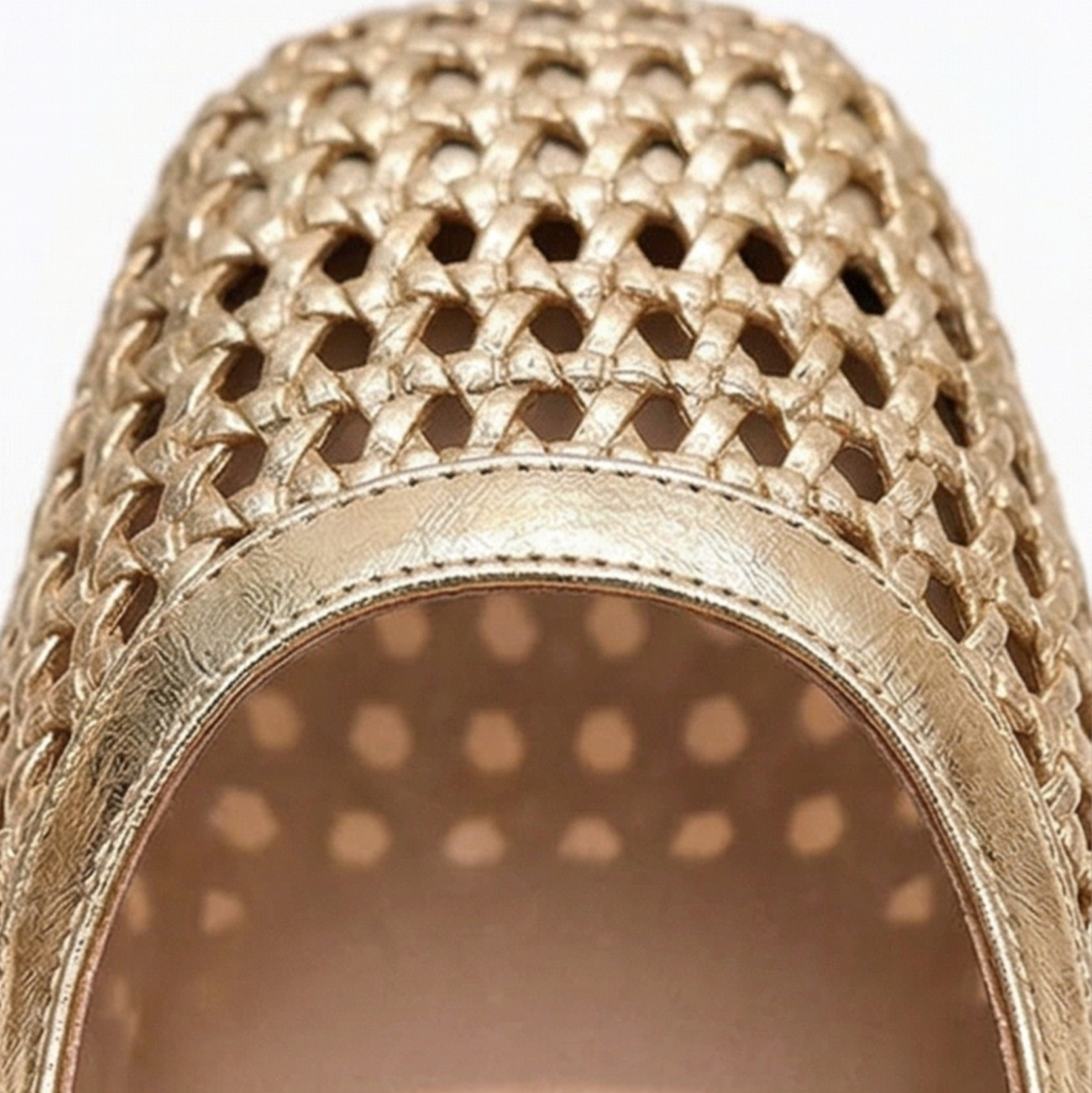 Tessara - Women's Woven Square Toe Mary Jane Flats