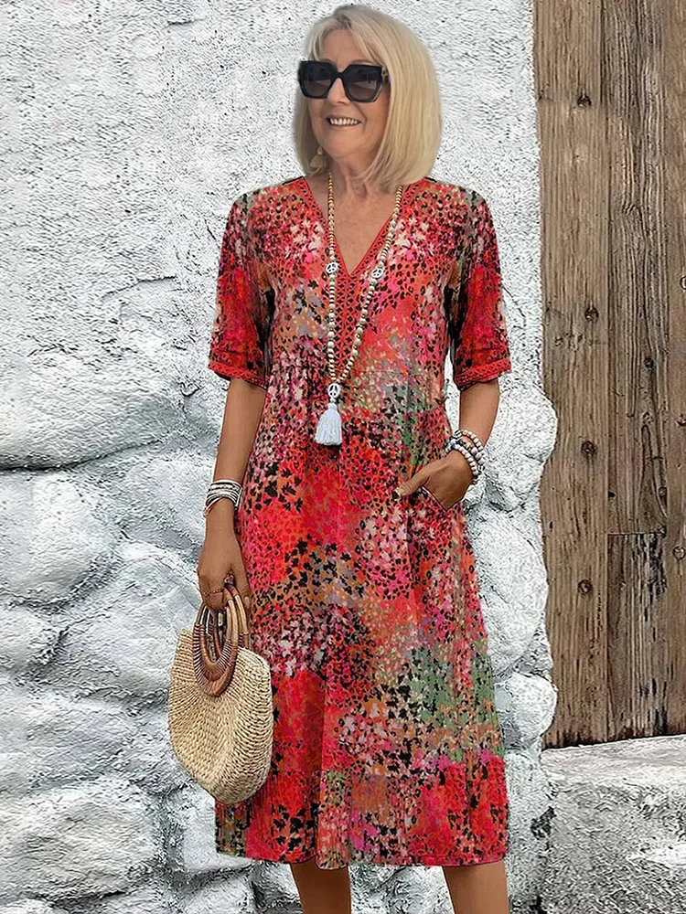Susan - Chic Midi Dress