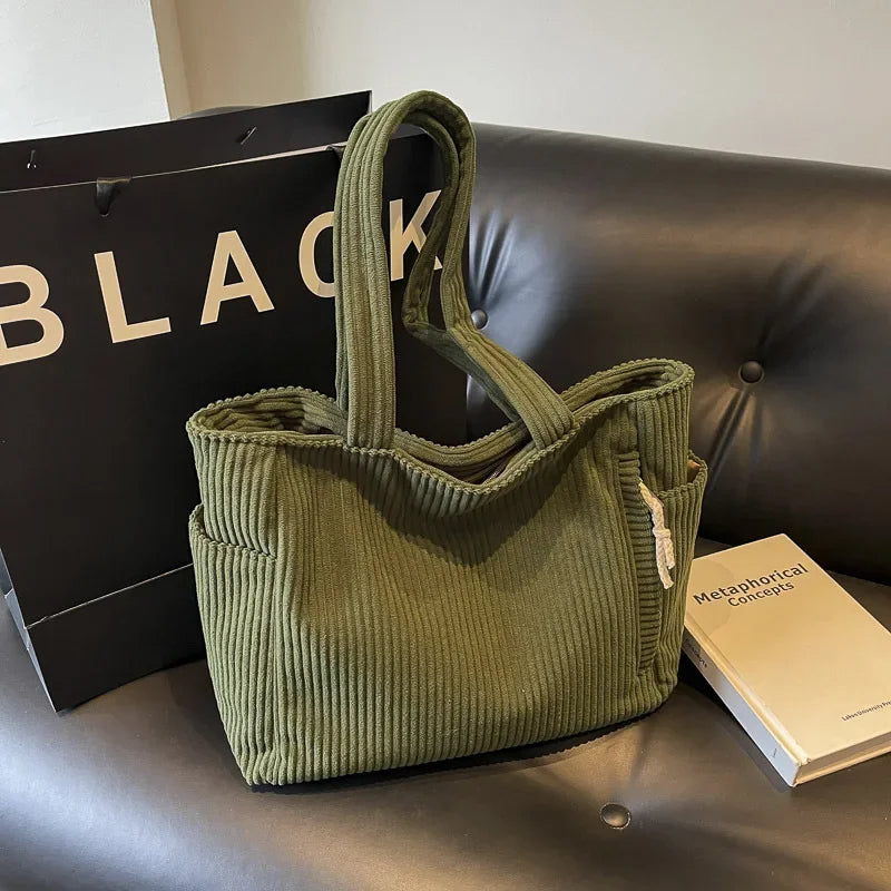 Cordelley – Cozy Corduroy Tote Bag